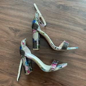 Multi Color Steve Madden heel. 8.5